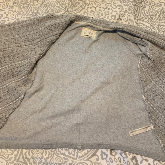 Saturday Sunday Anthropology Grey Knit Sweater - Picture 3 of 5